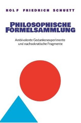 Cover of Philosophische Formelsammlung