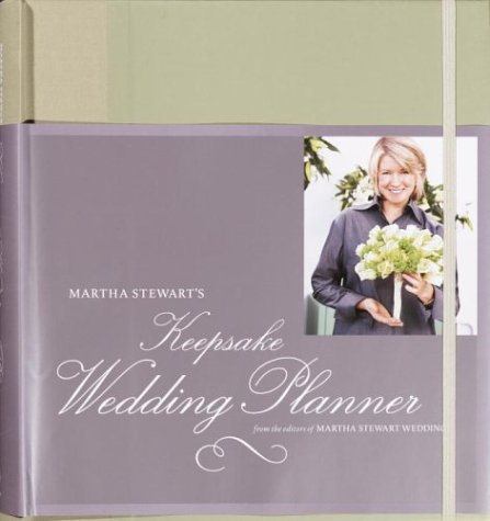 Book cover for Martha Stewart's Keepsake Wedding Planner