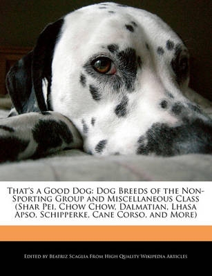 Book cover for That's a Good Dog