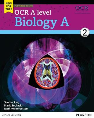 Book cover for OCR A level Biology A Student Book 2 + ActiveBook