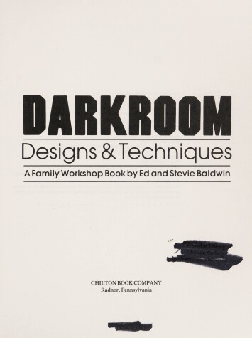 Cover of Darkroom Designs & Techniques