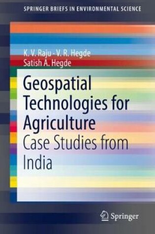 Cover of Geospatial Technologies for Agriculture