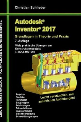 Cover of Autodesk Inventor 2017 - Grundlagen in Theorie und Praxis