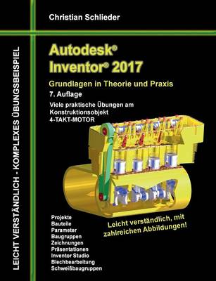 Book cover for Autodesk Inventor 2017 - Grundlagen in Theorie und Praxis