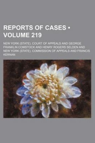 Cover of Reports of Cases (Volume 219)