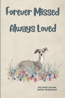 Cover of Pet Grief Journal Italian Greyhound