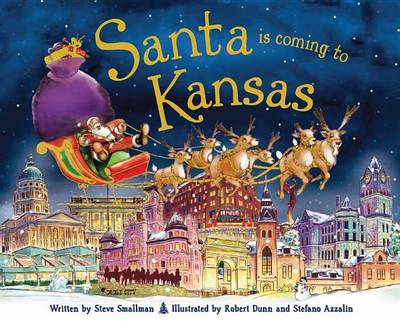 Book cover for Santa Is Coming to Kansas