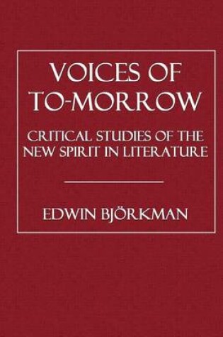 Cover of Voices of To-Morrow