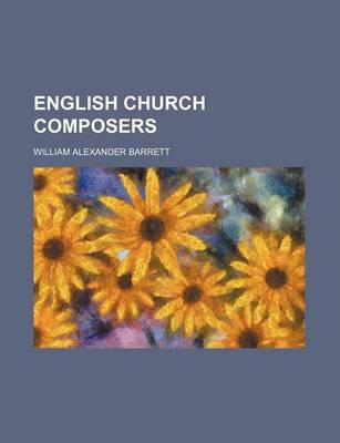 Book cover for English Church Composers