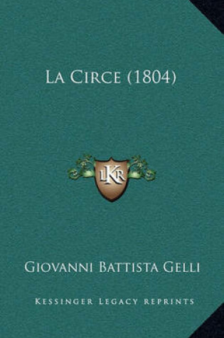 Cover of La Circe (1804)