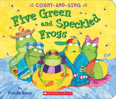 Book cover for Five Green and Speckled Frogs: A Count-And-Sing Book