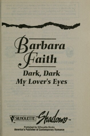 Cover of Dark, Dark My Lover's Eyes