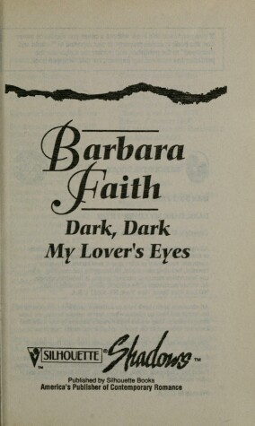 Cover of Dark, Dark My Lover's Eyes