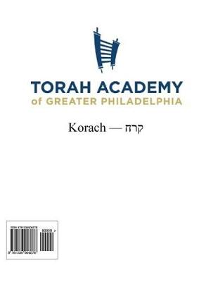 Book cover for Korach Workbook