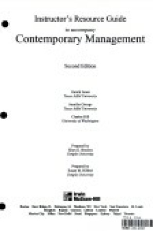 Cover of Ri Im Comtemporary Management