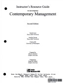 Book cover for Ri Im Comtemporary Management