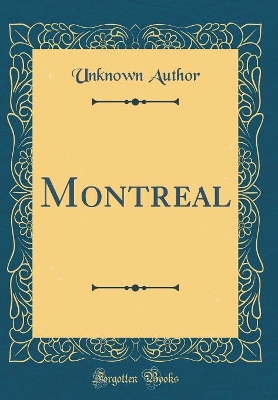 Cover of Montreal (Classic Reprint)