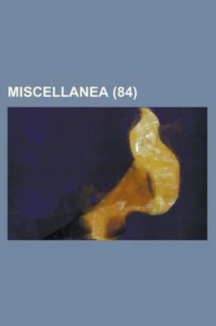 Cover of Miscellanea (84)