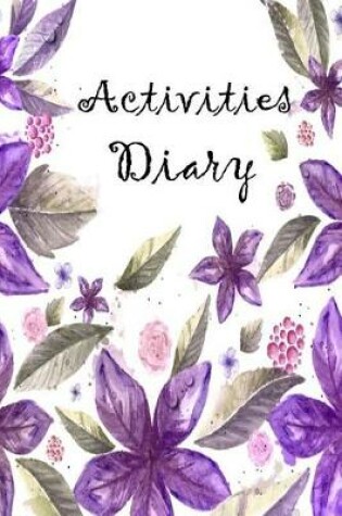 Cover of Activities Diary