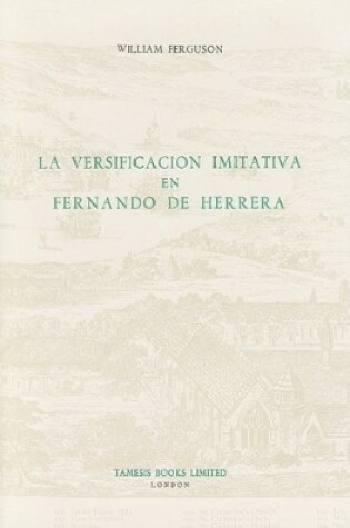 Cover of La Versificacion Imitativa en Fernando de Herrera