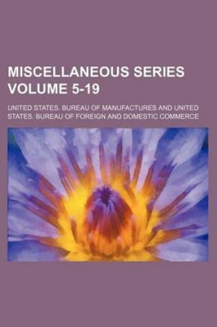 Cover of Miscellaneous Series Volume 5-19