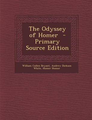 Book cover for The Odyssey of Homer - Primary Source Edition