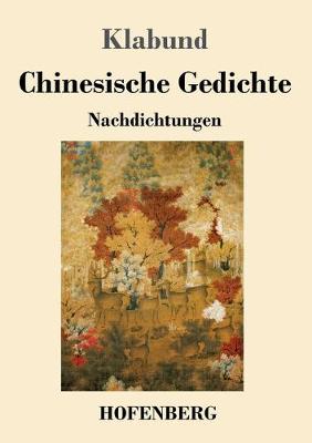 Book cover for Chinesische Gedichte