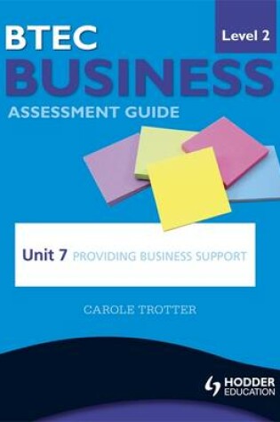 Cover of BTEC First Business Level 2 Assessment Guide