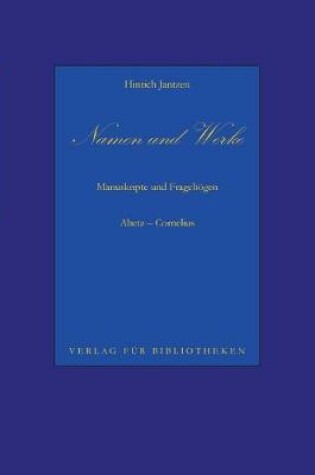 Cover of Namen und Werke 6