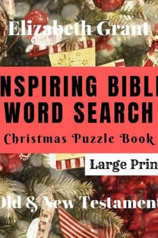 Cover of Inspiring Bible Word Search Christmas Puzzle Book