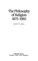 Cover of The Philosophy of Religion, 1875-1980