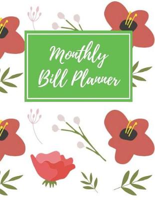 Book cover for Monthly Bill Planner