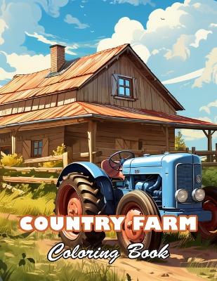 Book cover for Country Farm Coloring Book