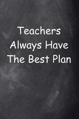 Cover of Teacher's Plan Journal Chalkboard Design