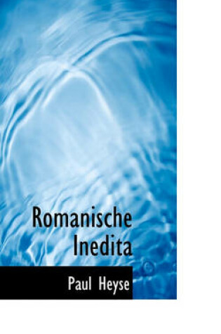Cover of Romanische Inedita