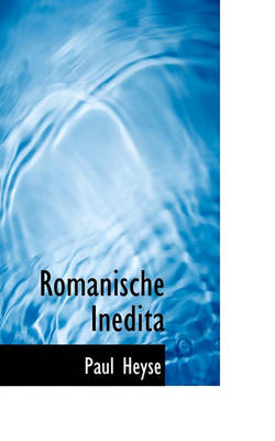 Book cover for Romanische Inedita