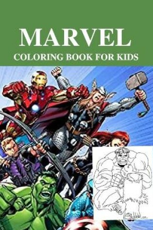 Cover of Marvel Coloring Book For Kids