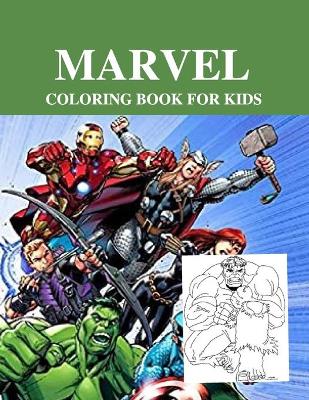 Book cover for Marvel Coloring Book For Kids