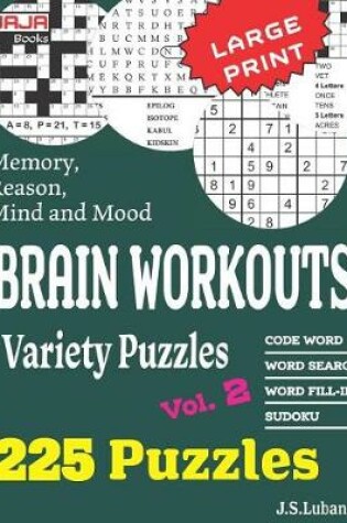 Cover of BRAIN WORKOUTS Variety Puzzles 2