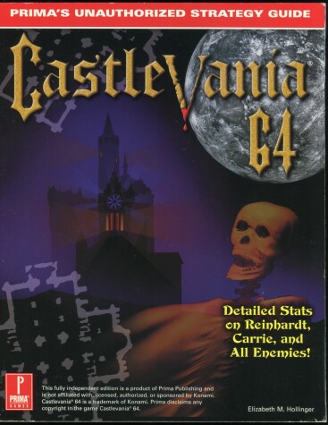 Book cover for Castlevania 64 Unauthorized Strategies and Secrets