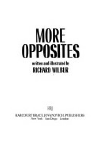 Cover of More Opposites