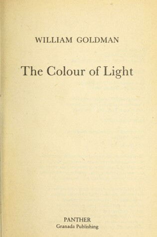 Cover of The Colour of Light