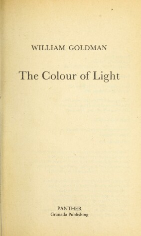 Cover of The Colour of Light