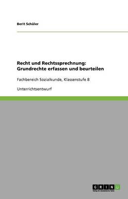 Book cover for Recht und Rechtssprechnung
