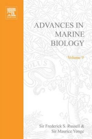 Cover of Advances in Marine Biology Vol. 9 APL