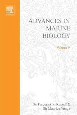 Book cover for Advances in Marine Biology Vol. 9 APL