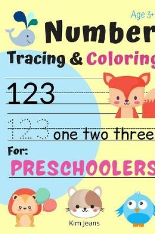 Cover of Number Tracing & Coloring for Preschoolers