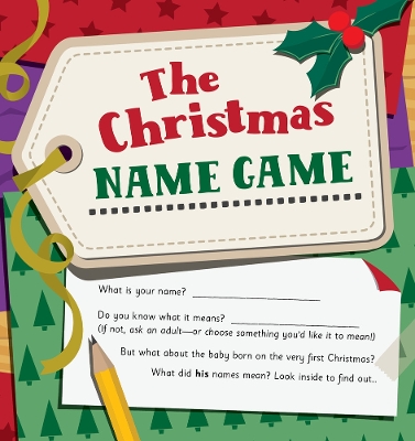 Book cover for The Christmas Name Game