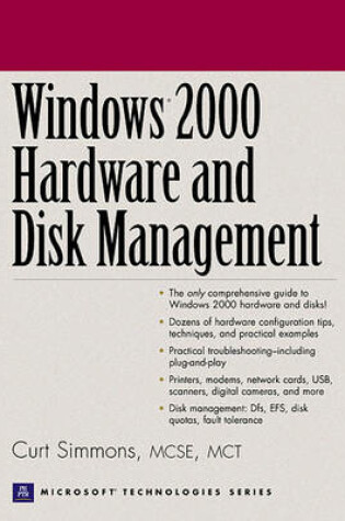Cover of Windows 2000 Hardware and Disk Management