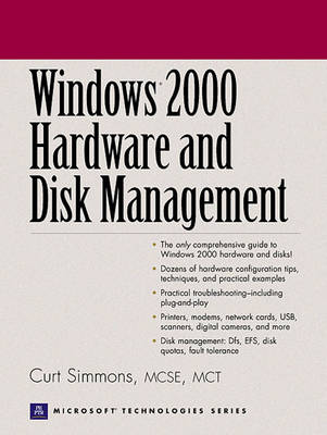 Book cover for Windows 2000 Hardware and Disk Management